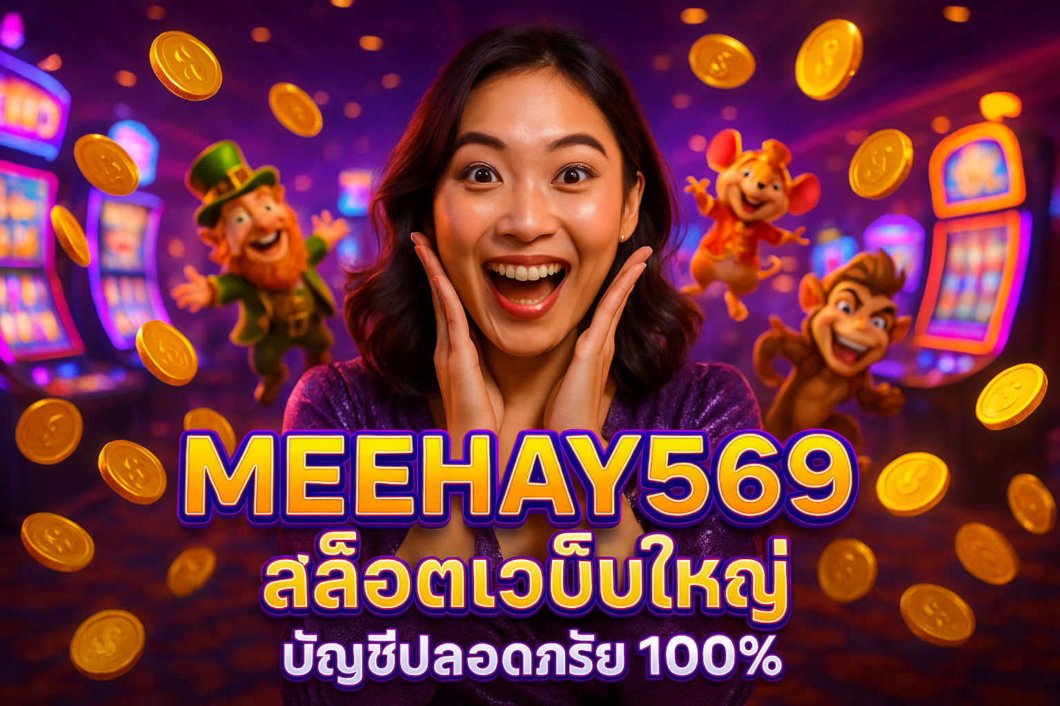 MEEHAY569 สล็อตเว็บใหญ่ บัญชีปลอดภัย 100%