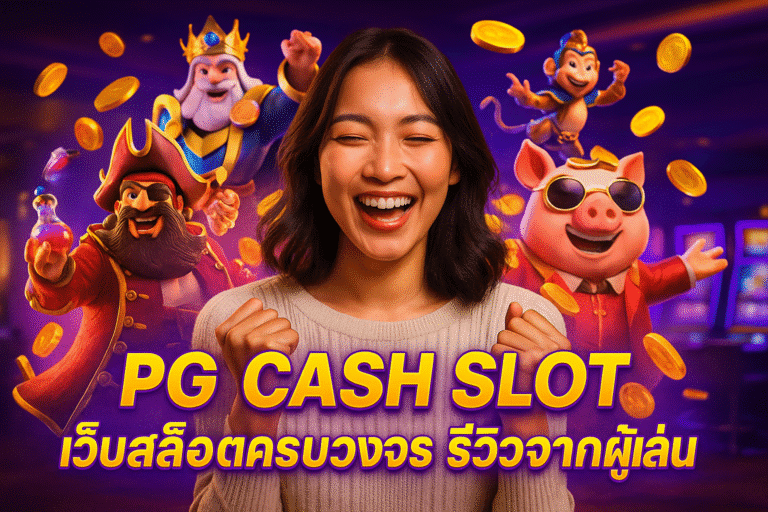 PG CASH SLOT เว็บสล็อตครบวงจร รีวิวจากผู้เล่น